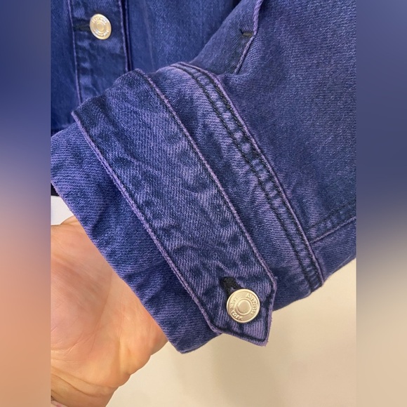 NWT Merlette Easton Denim Jacket Cobalt Blue Size XS - Picture 6 of 12